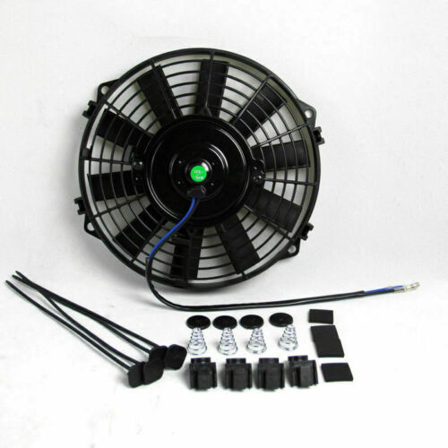 9 inch 12V Volt Electric Radiator Cooling Thermal Thermo Fan Mounting Kits-1
