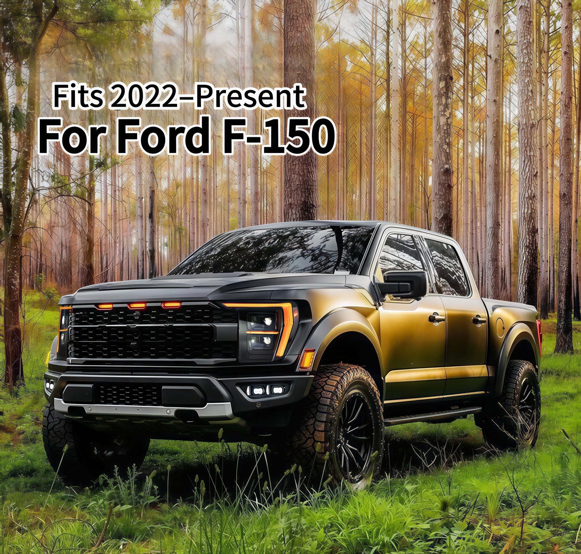 2021-2023 Ford F-150 Raptor Universal LED Headlight Assembly | High & Low Beam LED Upgrade-3