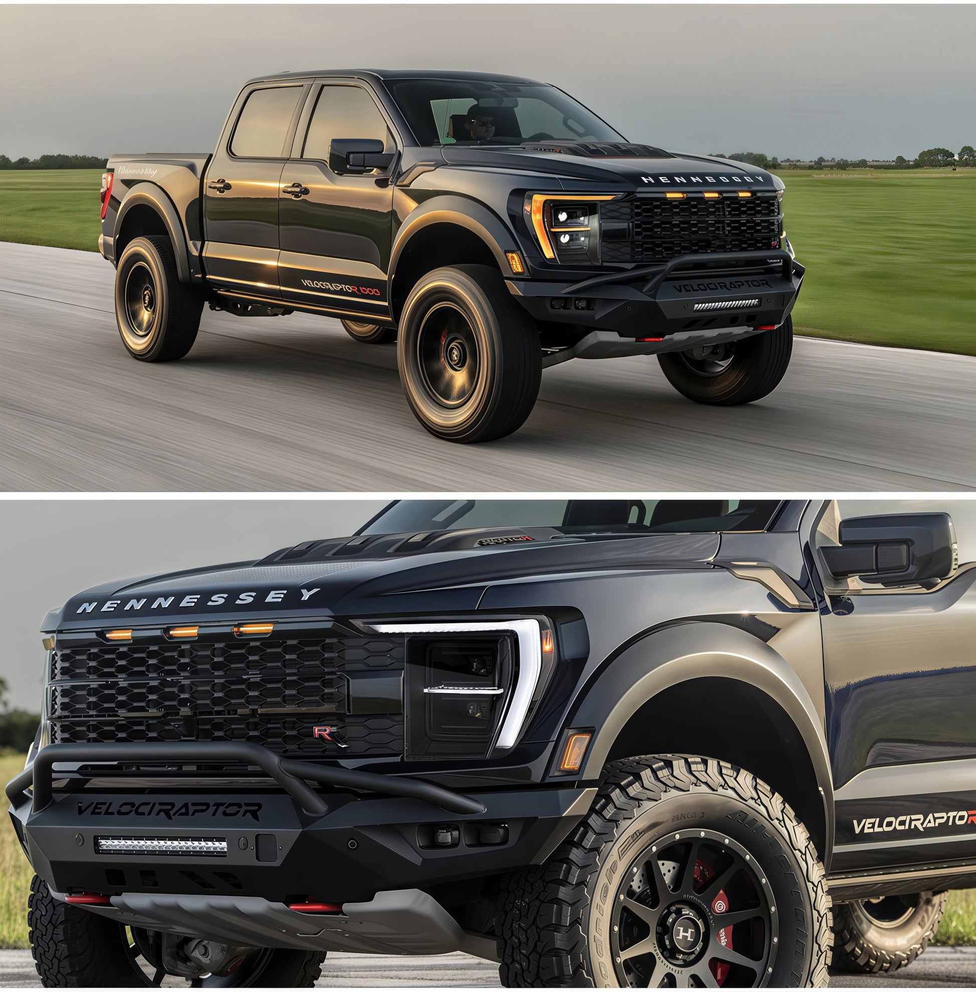 2021-2023 Ford F-150 Raptor Universal LED Headlight Assembly | High & Low Beam LED Upgrade-4